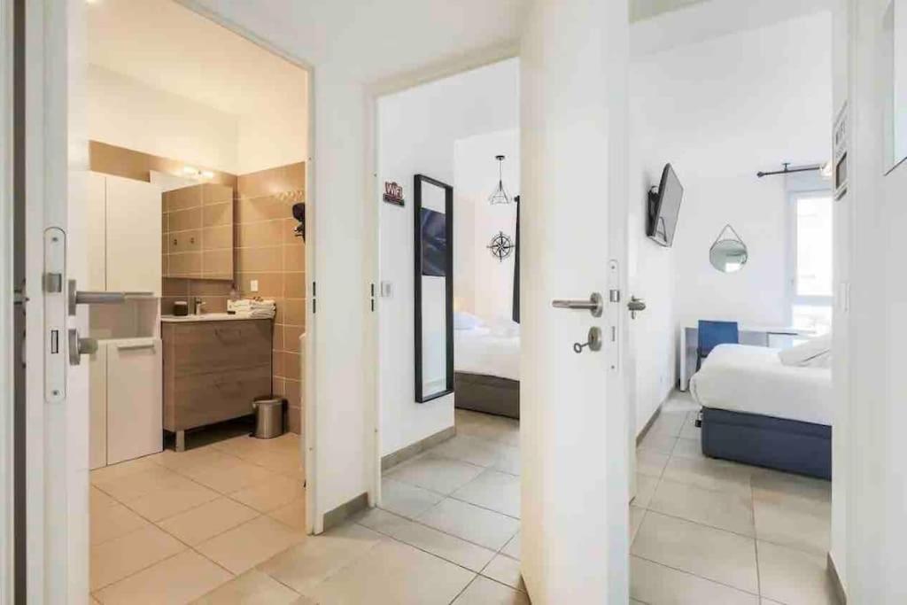 Logement Moderne Luxueux Parking Ac Cote De La Mer Nice Bagian luar foto