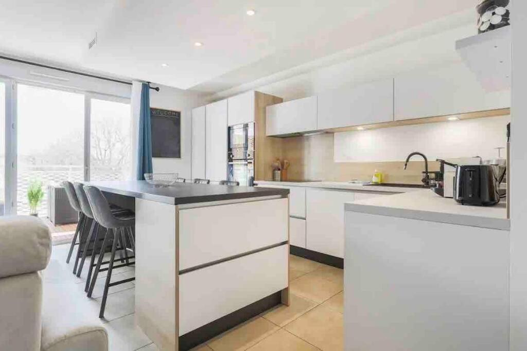 Logement Moderne Luxueux Parking Ac Cote De La Mer Nice Bagian luar foto