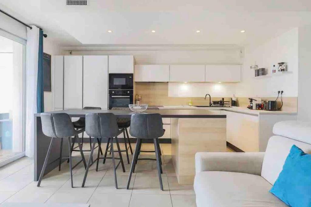 Logement Moderne Luxueux Parking Ac Cote De La Mer Nice Bagian luar foto