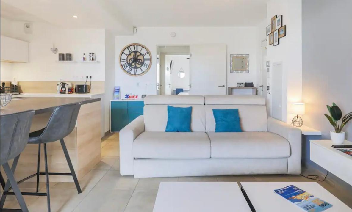 Logement Moderne Luxueux Parking Ac Cote De La Mer Nice Bagian luar foto